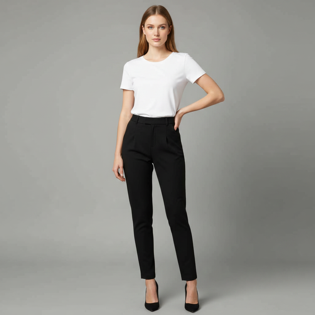 Bianca Trousers | Women's Black Trousers for Elegant Style