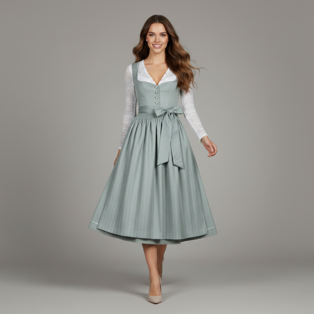Elegant Dirndl Dress | Women's Oktoberfest Costume
