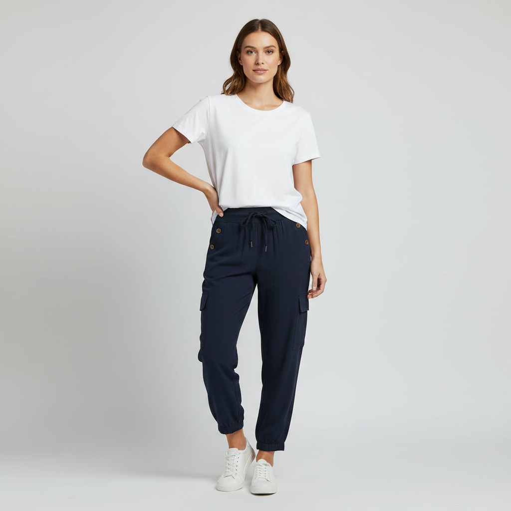 Jana Casual Trousers | Women's Linen Pants