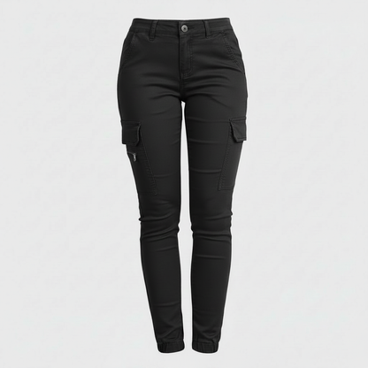 Urban Cargo Pants | Women's Black Trousers