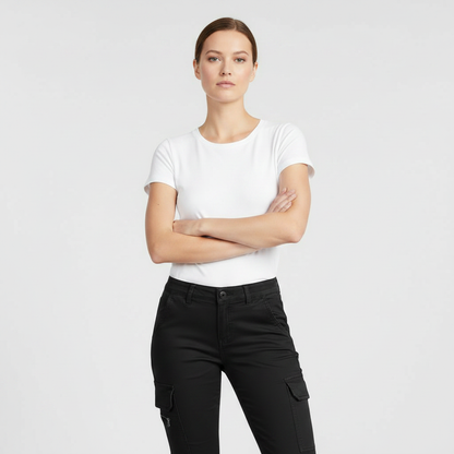 Urban Cargo Pants | Women's Black Trousers