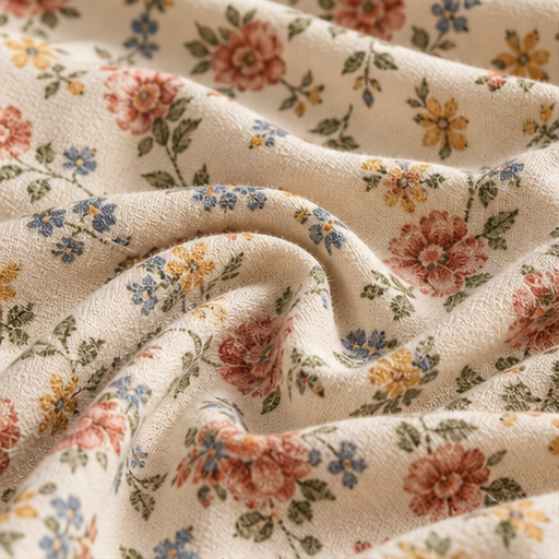 Floral Print Midi Dress | V-Neck Wrap Front with Pockets - Flattering Waist Tie Sundress detail