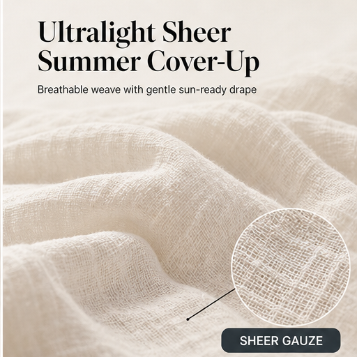 White Sheer Sun Protection Shirt | Lightweight V-Neck Cover-Up - Lantern Sleeve Cropped Jacket features